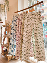 Calças estampadas