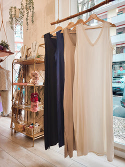 Vestido acetinado