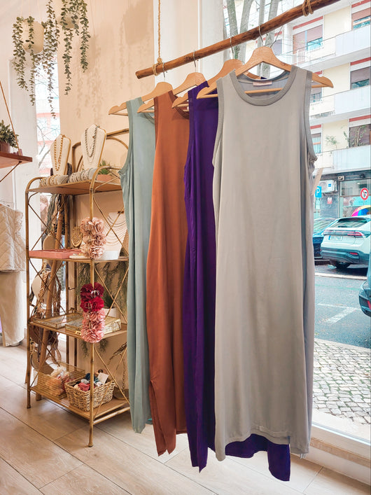 Vestido acetinado