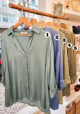 Camisa acetinada