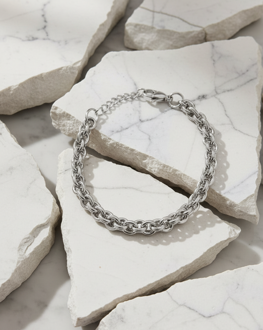 Pulseira aço inoxidável
