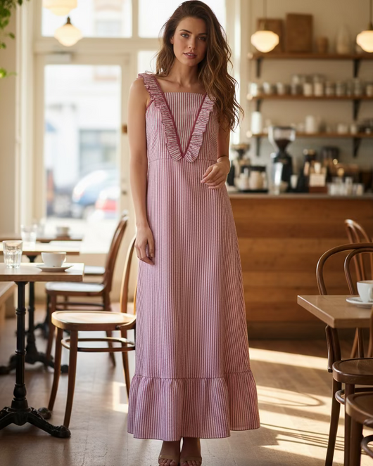 Vestido riscas