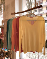 Camisola decote V