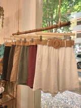 Calções linho